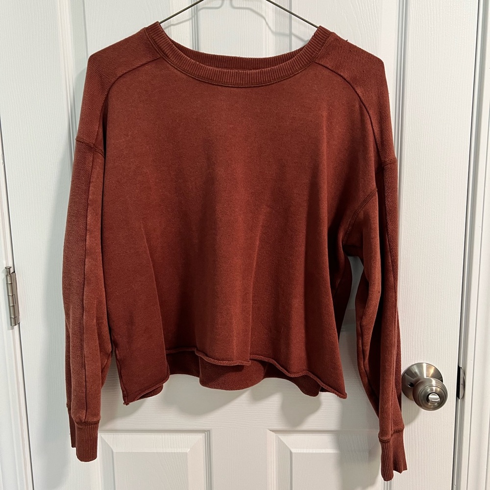 Aerie Light Terry Crewneck Pullover